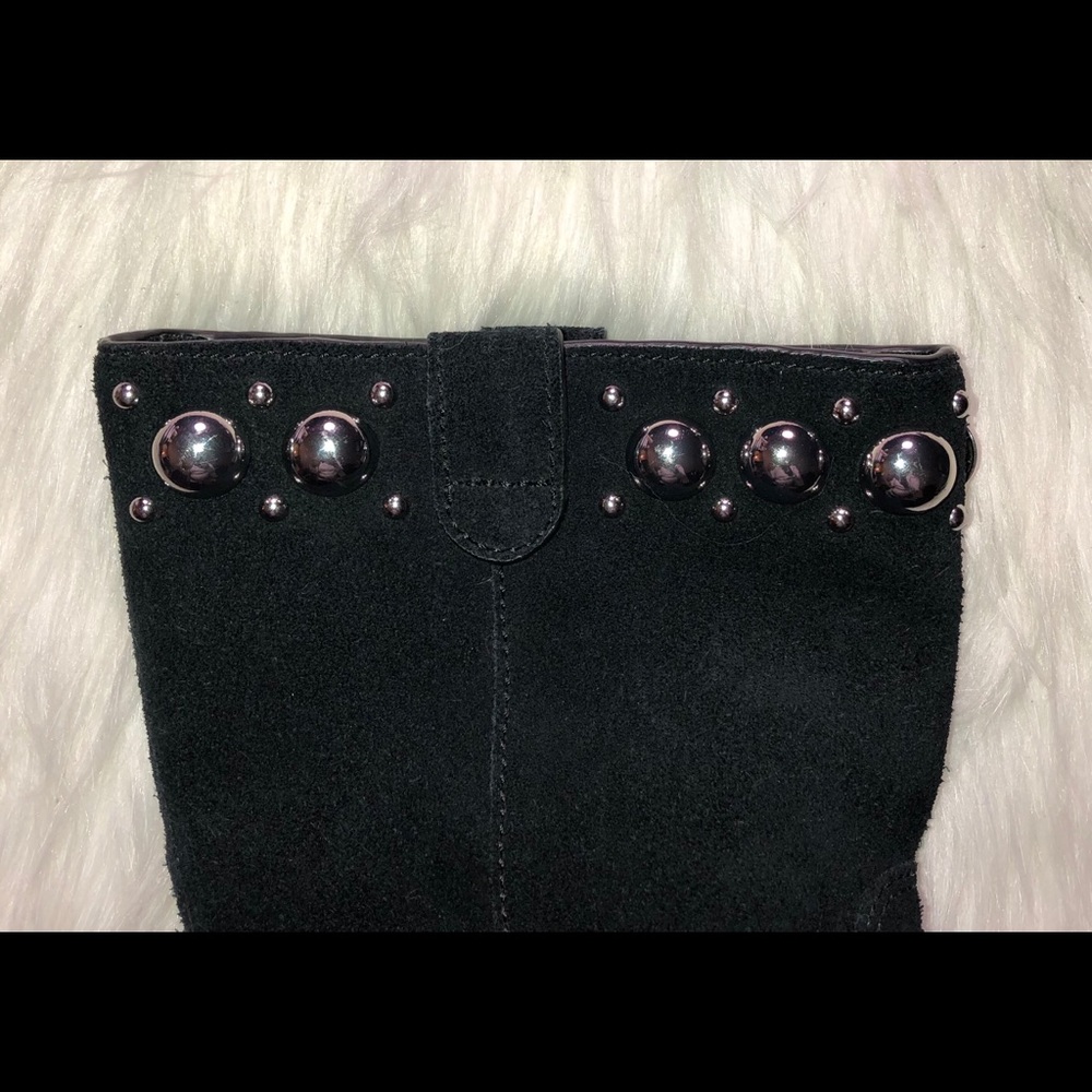 Michael Kors”Hayes”Sphere Stud Suede Booties-5.5 - Picture 6 of 12